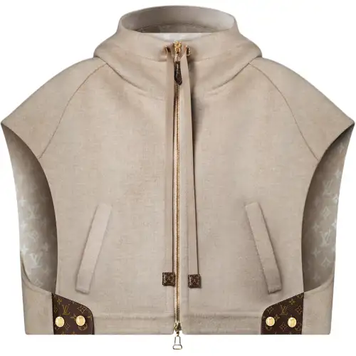 LOUIS VUITTON Double Face Open Arm Jacket