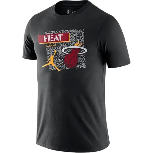 Jordan Nba Miami Heat Logo T shirt