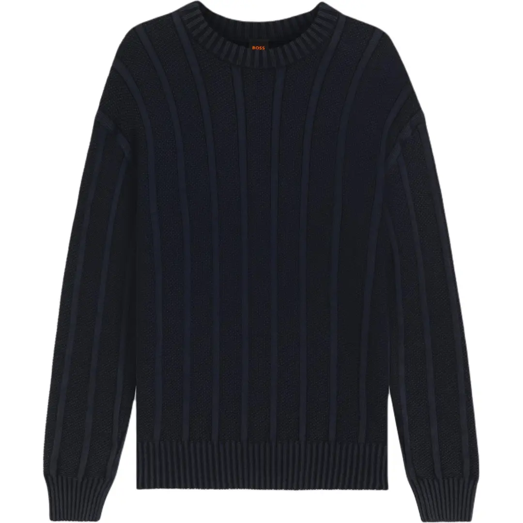 Hugo Boss ribbed crew-neck sweater