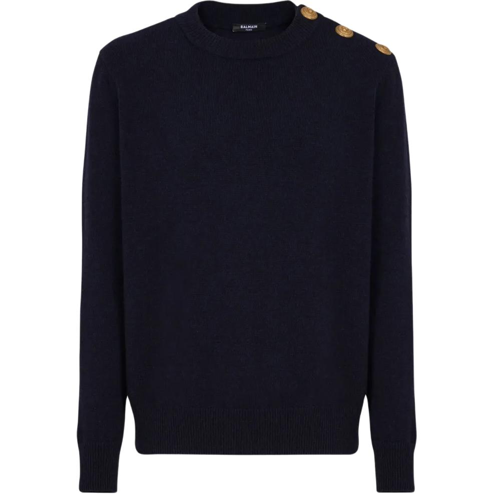Мужские свитер BALMAIN BALMAIN SS25 (синий)
