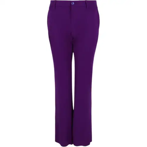 GUCCI Tailored Bootcut Pants Shiny Purple