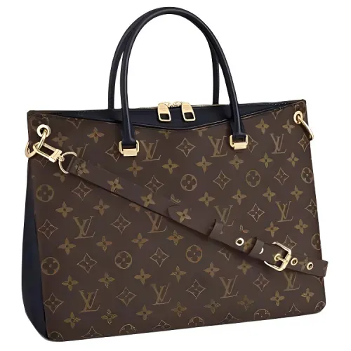 LOUIS VUITTON Pallas Canvas With Leather Legend Bag, One Shoulder Handbag Unisex Tan