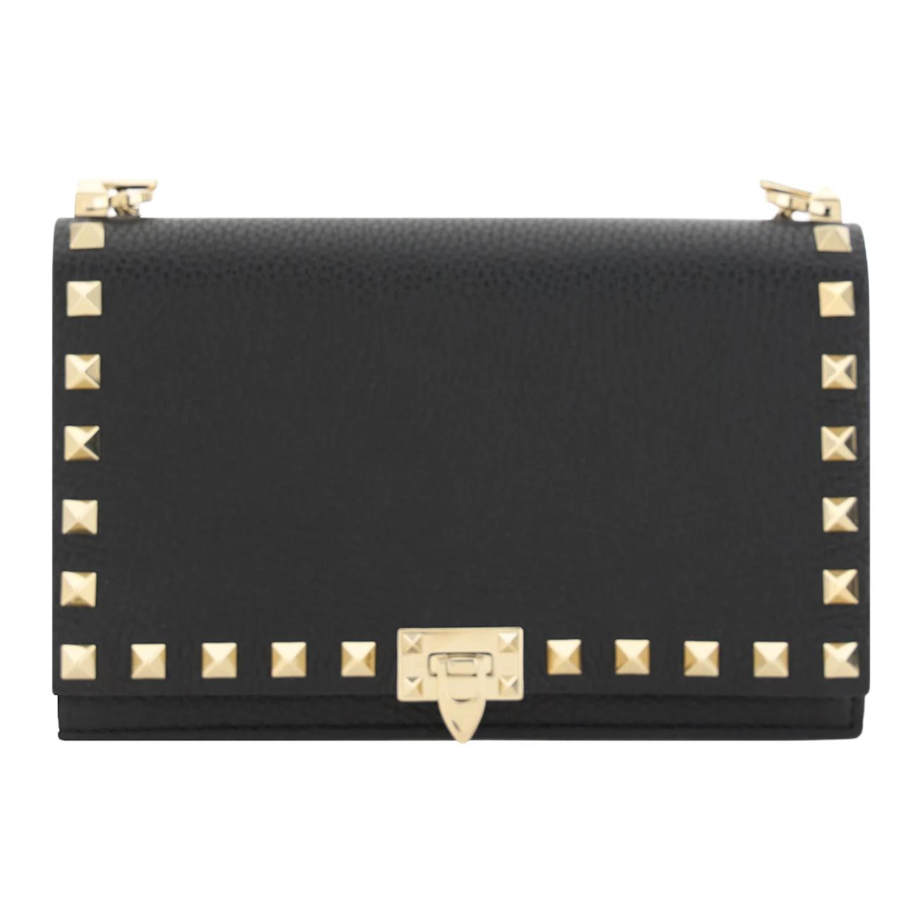 Женская сумка Valentino Garavani Rockstud (черная)