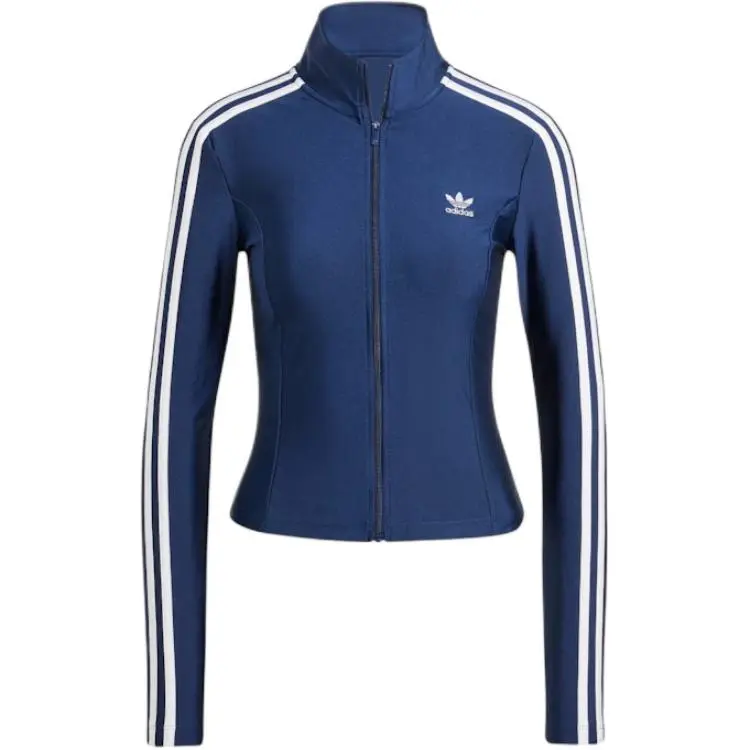 Adidas Women's Adicolor 3 Stripes Slim Track Top Night Indigo