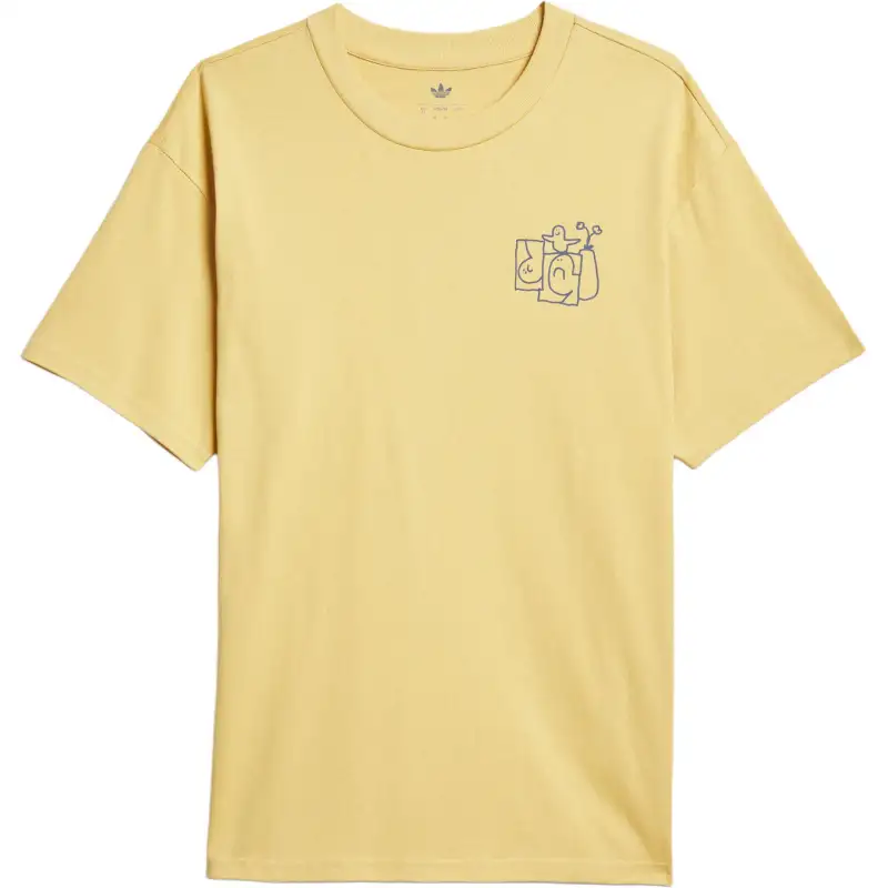 Adidas Originals Shmoofoil STAIRS T SHIRT T Shirt Unisex Yellow
