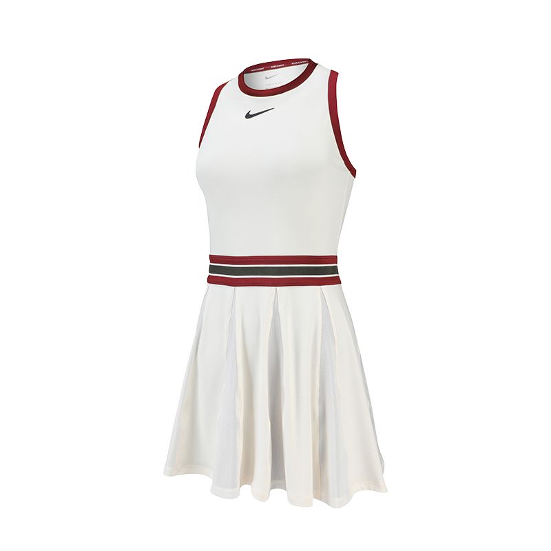 Женское платье Nike Court Slam Dri-Fit (светло-бежевое)