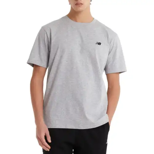New Balance T Shirts Men's Gray Crew Neck
