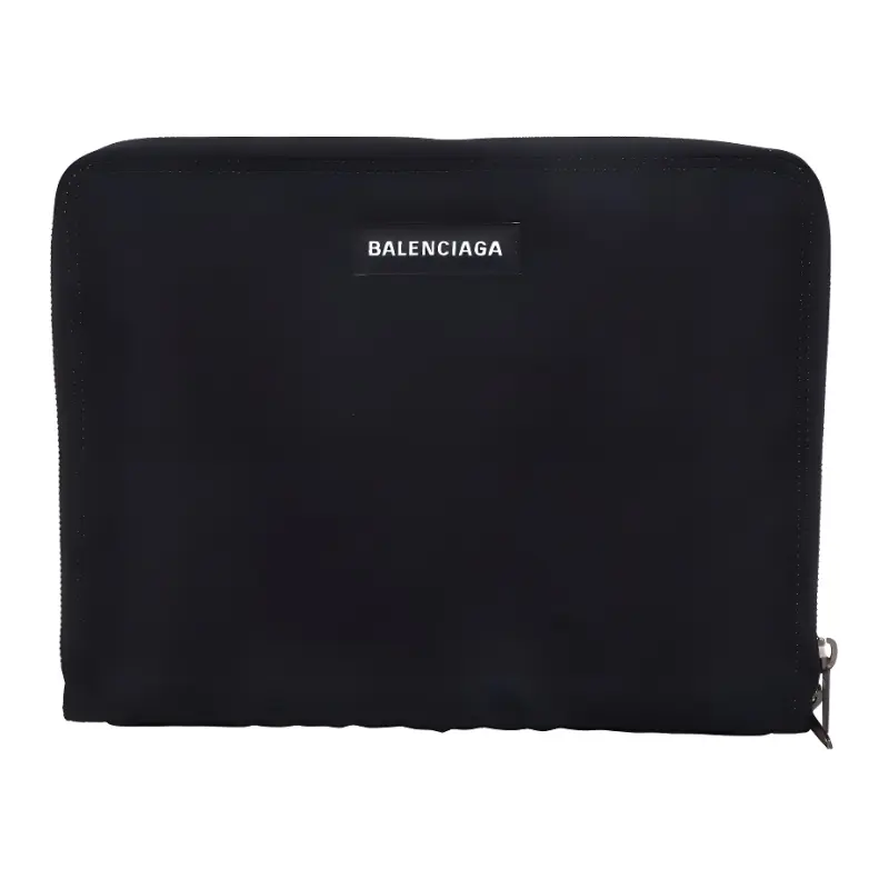 Balenciaga Polyamide Clutch Men's Black