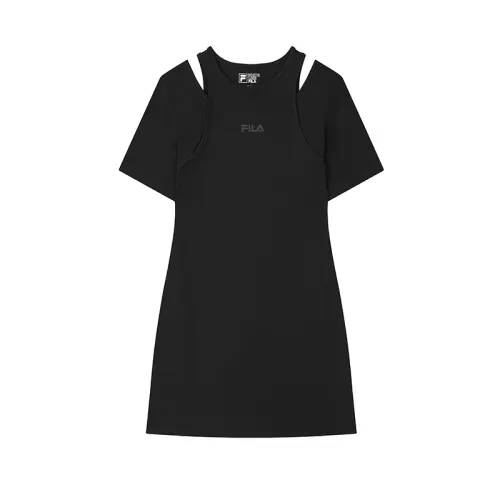 FILA ORIGINALE Short Sleeved Dress Women's Black
