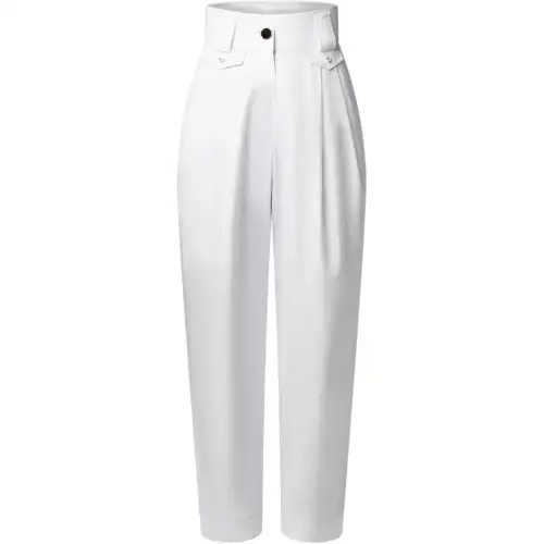Lv Cuffed Wide Leg Pants