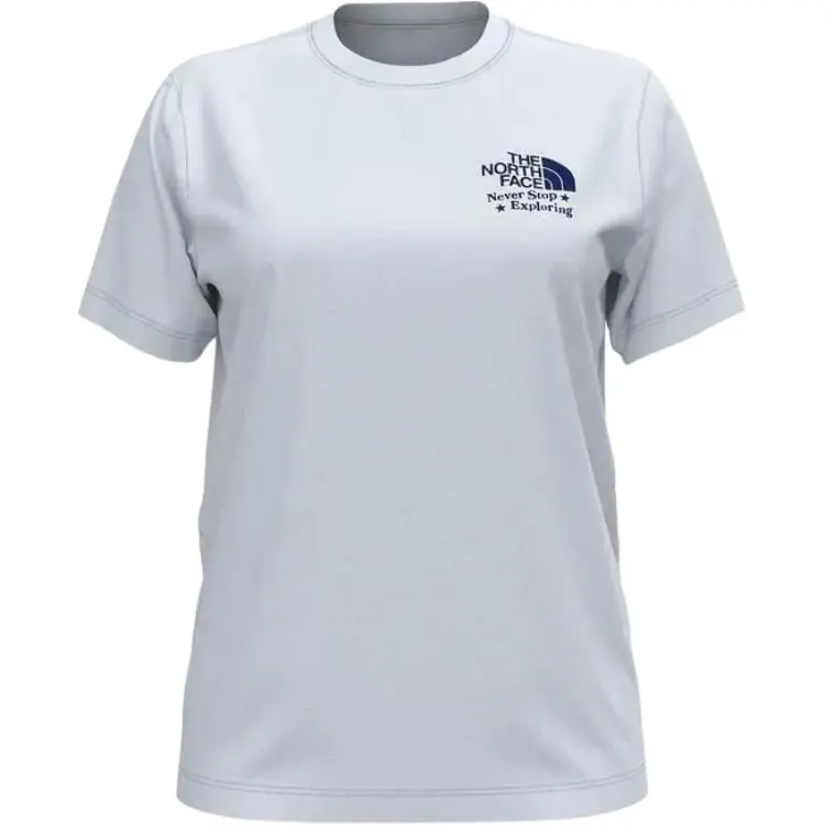 THE NORTH FACE T-Shirts Women's White Crew Neck Moderate Straight Fit