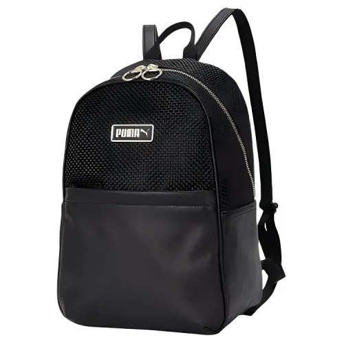PUMA Sports Life Collection Zip Closure Backpack Regular Women's Black