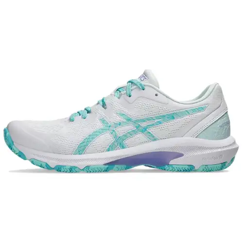ASICS Netburner Shield Ff White Illuminate Mint Women's