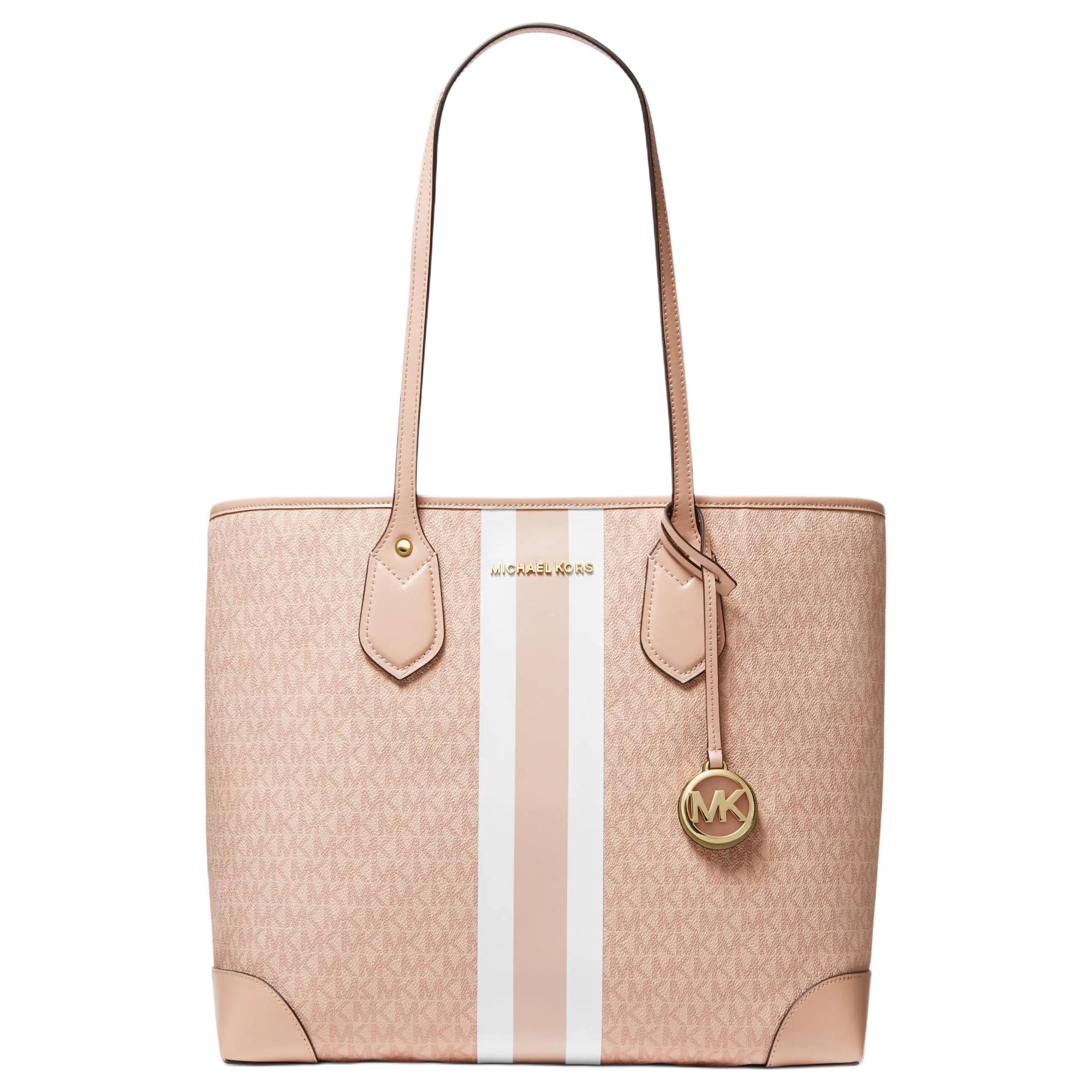 Женская сумка MICHAEL KORS MK Eva LOGO (розовая) — фото 1