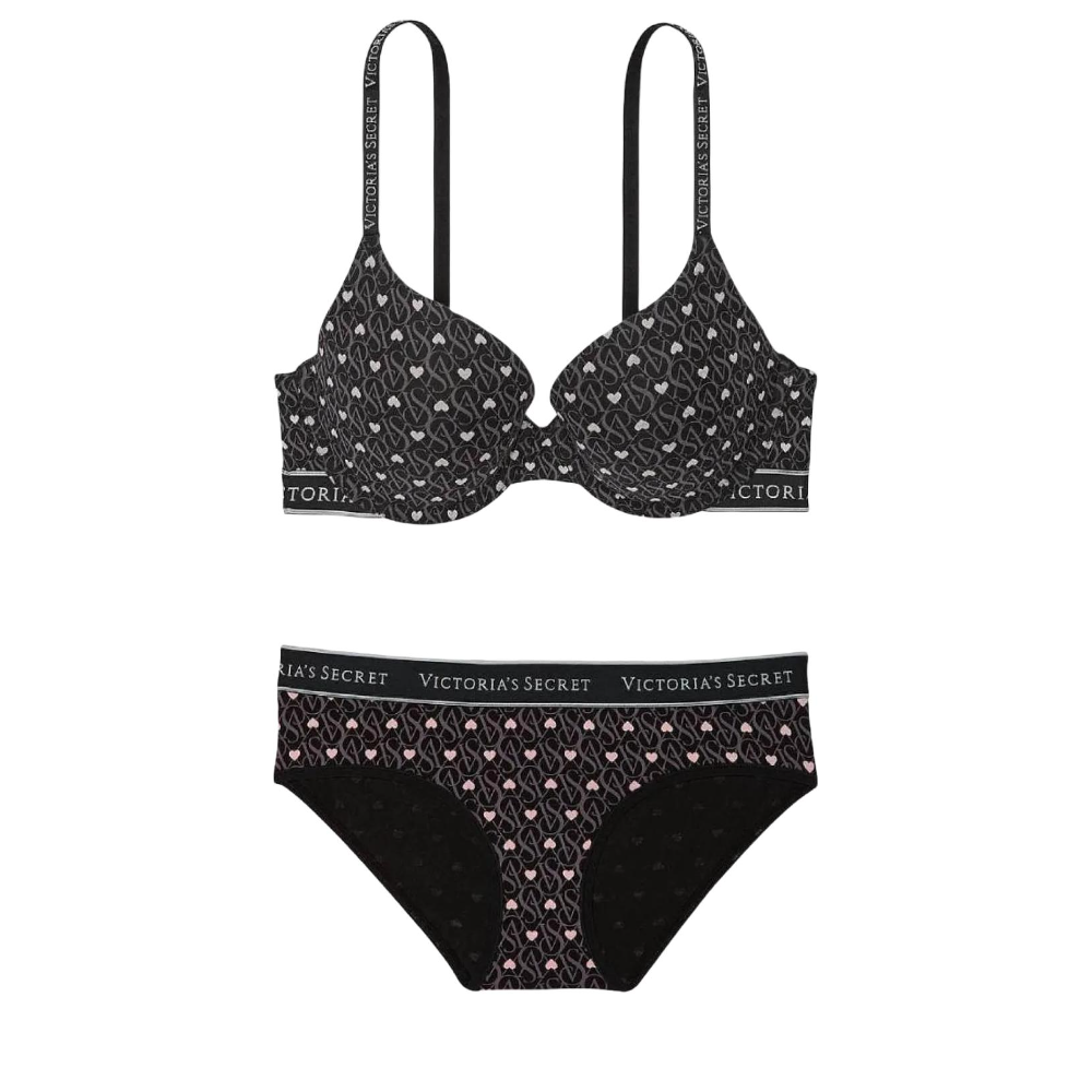 Женское нижнее белье Victoria's Secret (черное)