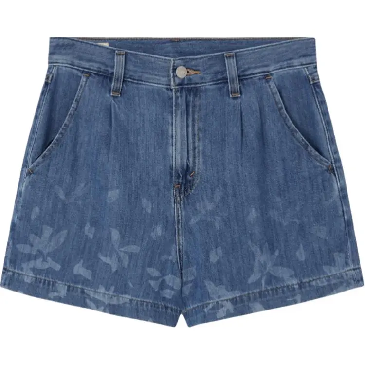 Levi's Denim Shorts Women's Light Blue Moderate