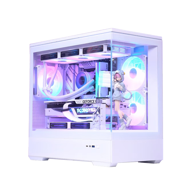 Asus, white gaming headphones, keyboard, laptop, AMD ryzen processor, 9800×3, 3D, RTX5060, 5060, 5070/5070