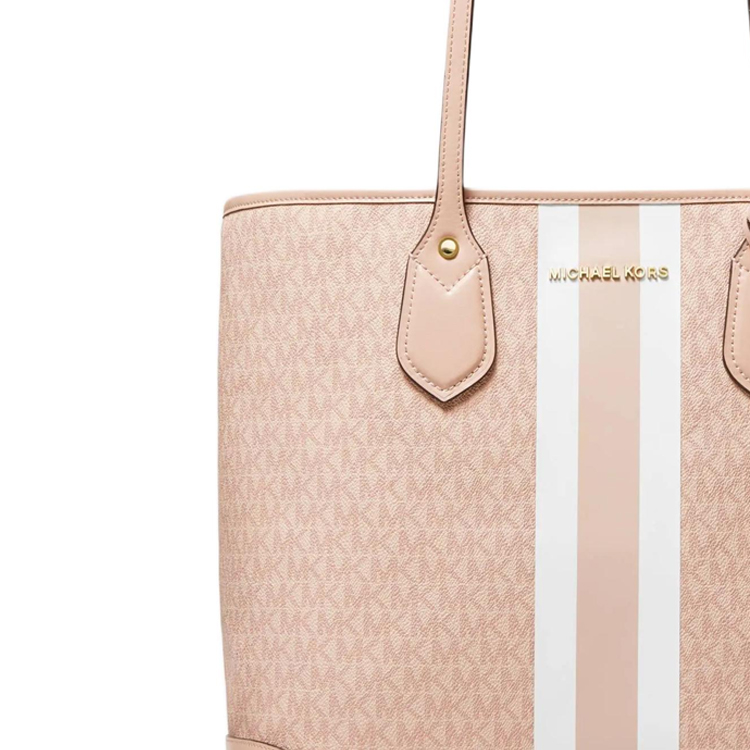 Женская сумка MICHAEL KORS MK Eva LOGO (розовая) — фото 2
