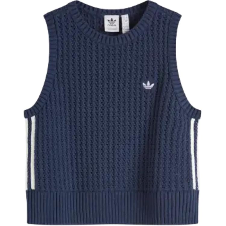 Adidas Women's Adicolor Knitted Vest Night Indigo