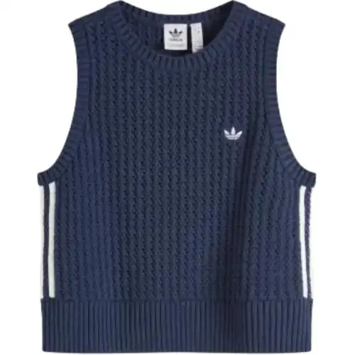 Adidas Women's Adicolor Knitted Vest Night Indigo