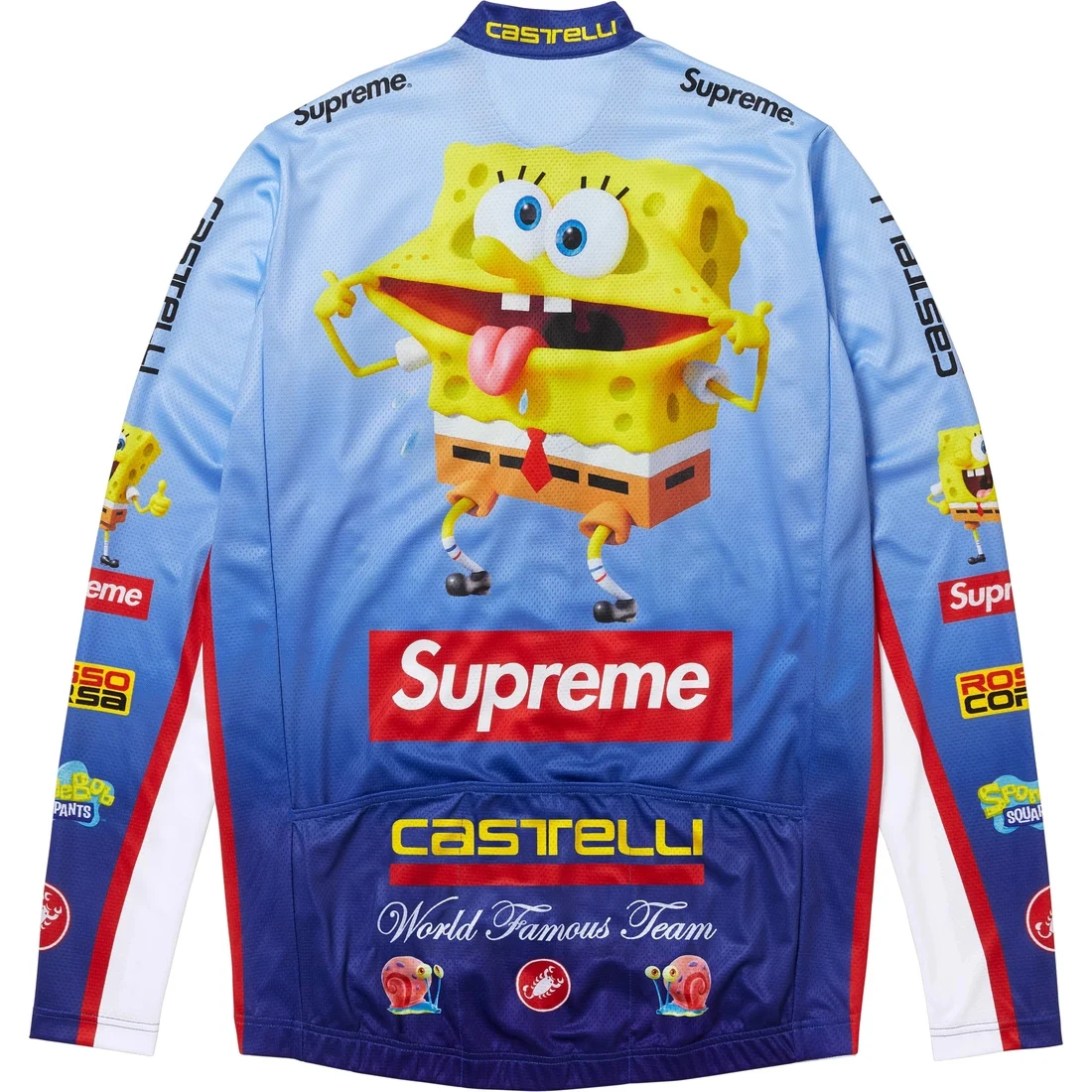 Supreme x SPONGEBOB SQUAREPANTS x CASTELLI SS25 WEEK11 оригинал