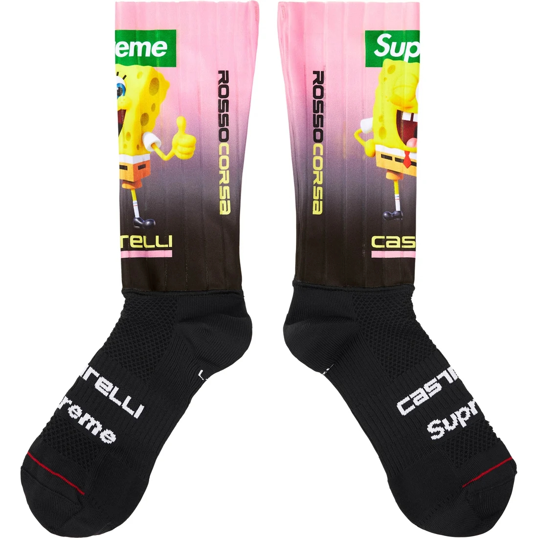Supreme Sponge Baby, Collaboration Cycling Socks Unisex
