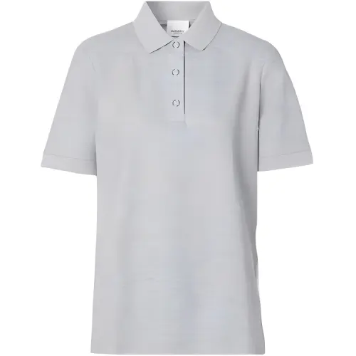 Burberry Polo Shirt Women's Gray