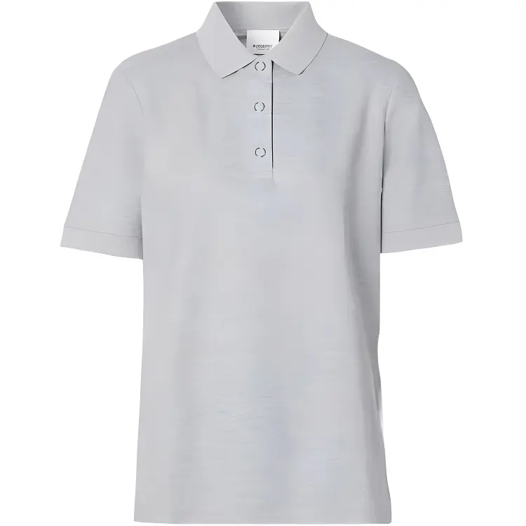 Burberry Polo Shirt Women's Gray