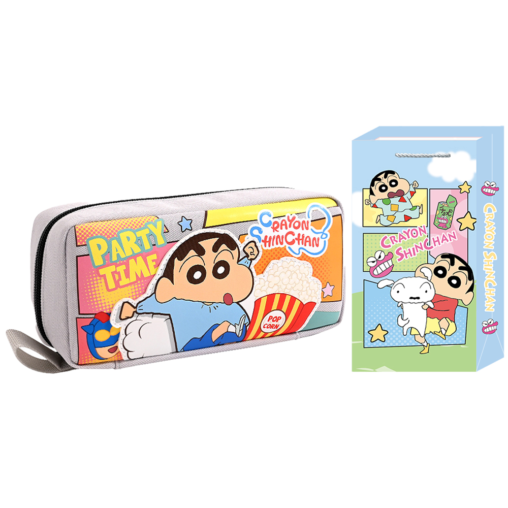 Cartoon cute crayons, double-layer capacious waterproof high quality storage bag