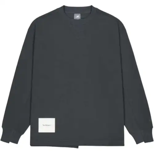 New Balance NB Grey SS25 T Shirt Unisex Dark Gray