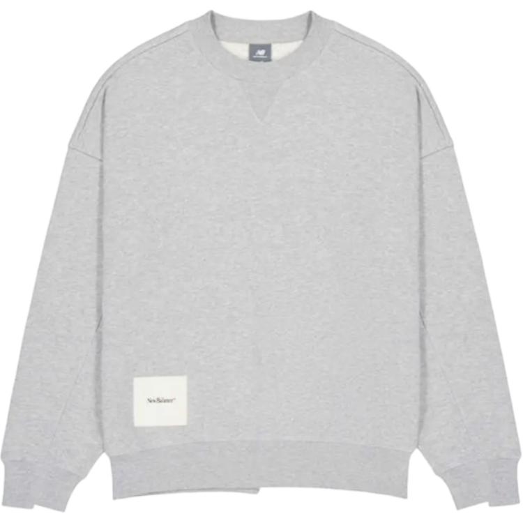 Мужское худи New Balance NB Grey Sweatshirt (светло-серое)