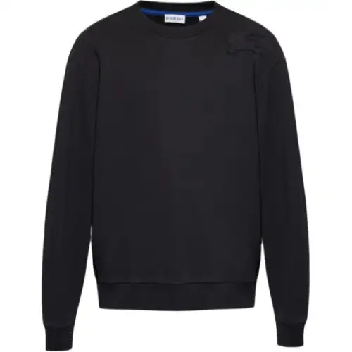 Burberry Logo Patch Crewneck Sweatshirt