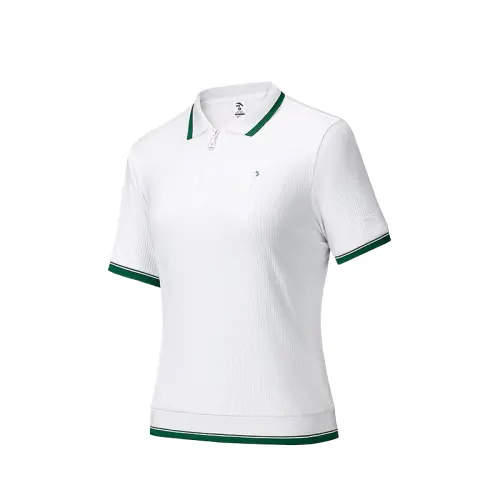 Anta Life Collection Polo Shirt Women's Snowflake White