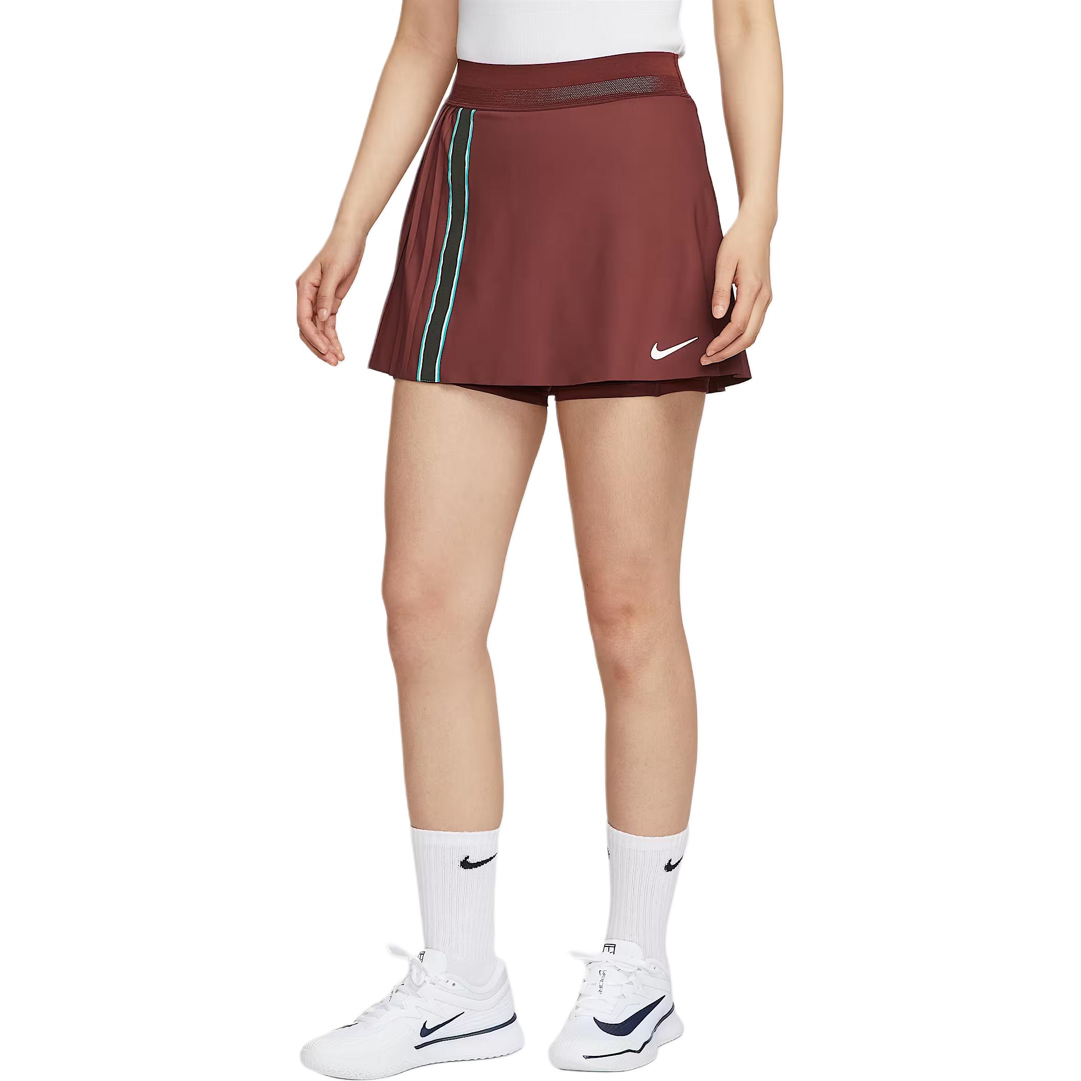Nike Court SlamDri Fit SS25 Casual Short Skirts Women’s Dark Team Red/Dark Red/White Color