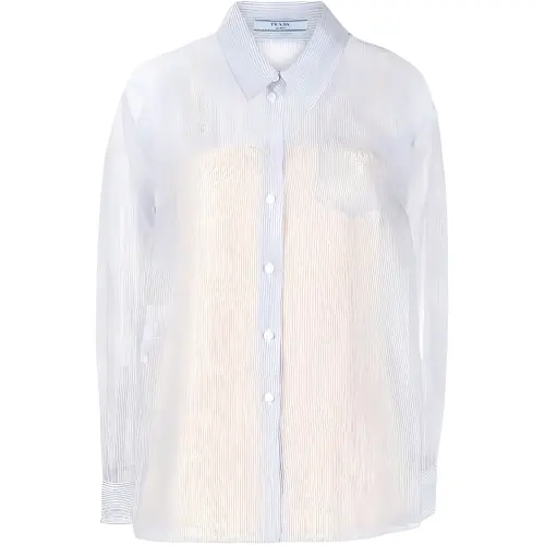 PRADA SS23 Shirt Women's Light Blue