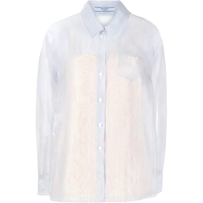 PRADA SS23 Shirt Women's Light Blue