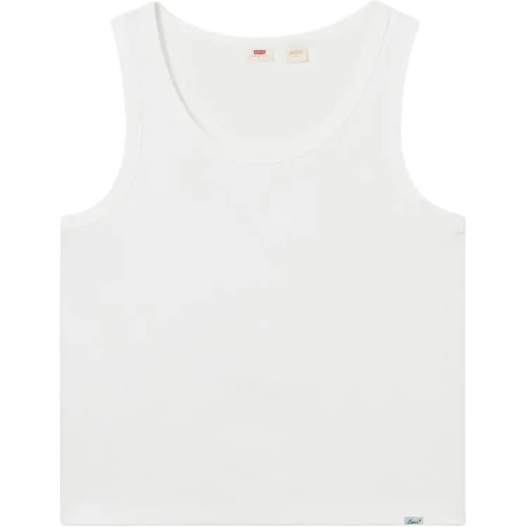 Levi's Tank Tops Men's White Crew Neck Moderate Straight Fit