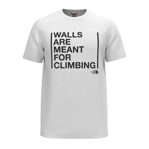 THE NORTH FACE T Shirts Men's White Crew Neck Moderate Straight Fit