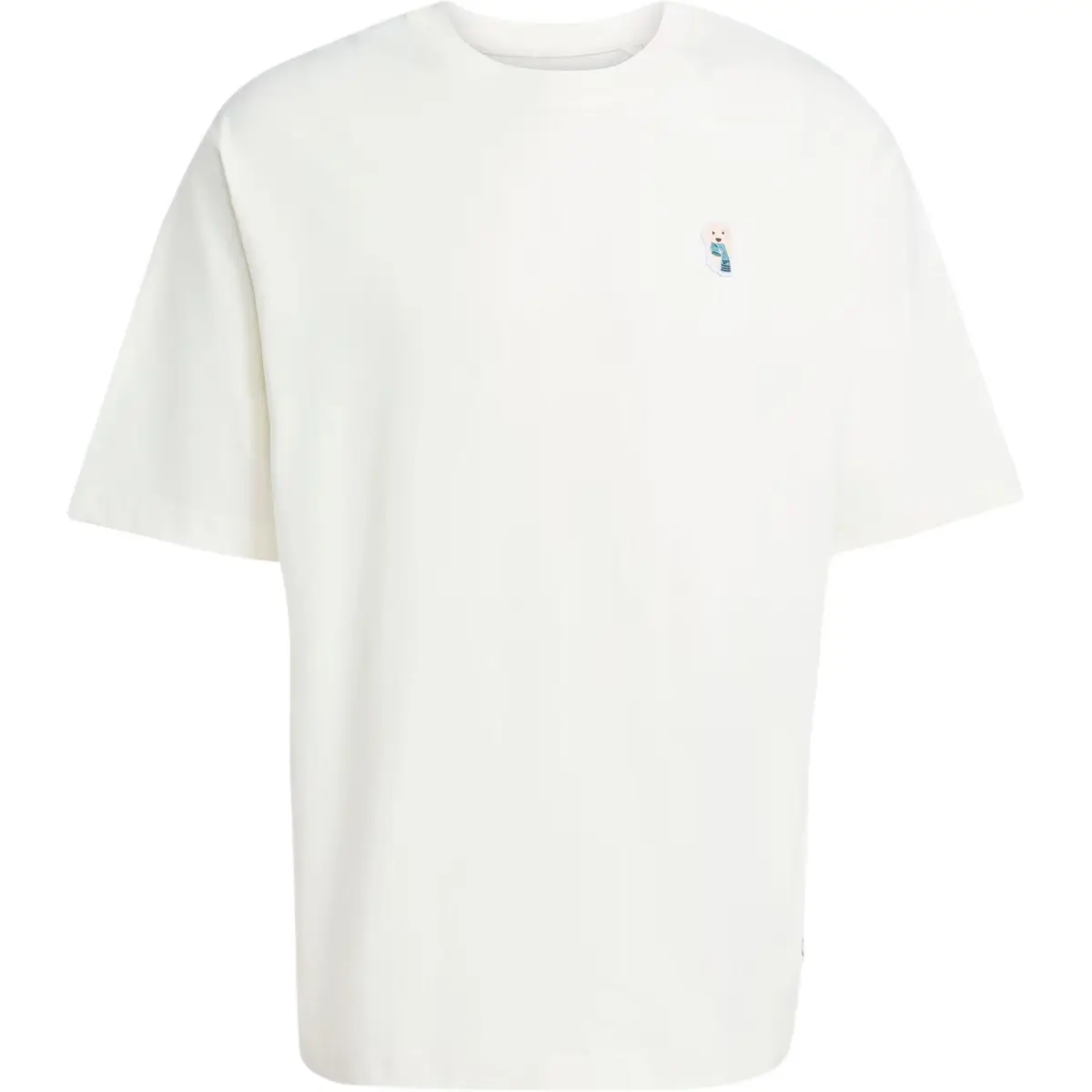Adidas DOG SOCK PATCH GRAPHIC T SHIRT T Shirt Men's Jade White