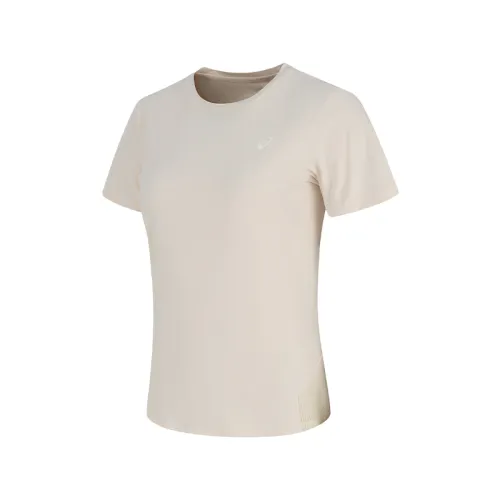 Asics Regular T Shirt Women's Beige