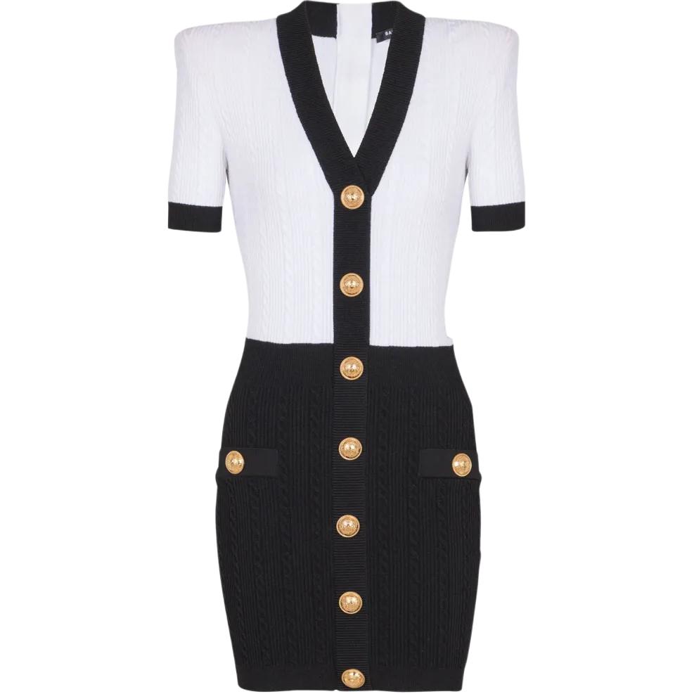 Женское платье BALMAIN (белое)