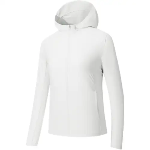 Anta Champion All Weather Collection Jackets & Coats Women's Papyrus White