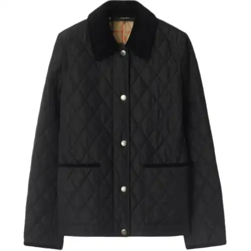 Burberry Long Sleeved Quilted Jacket