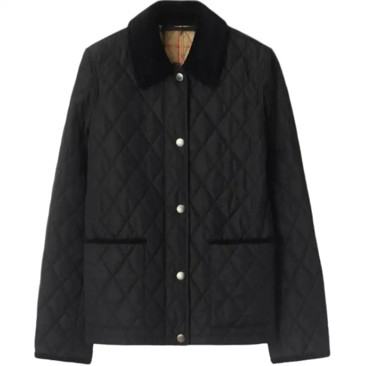 Burberry Long Sleeved Quilted Jacket