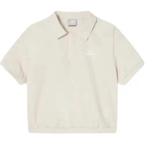 New Balance Polo Shirt Women's Light Beige