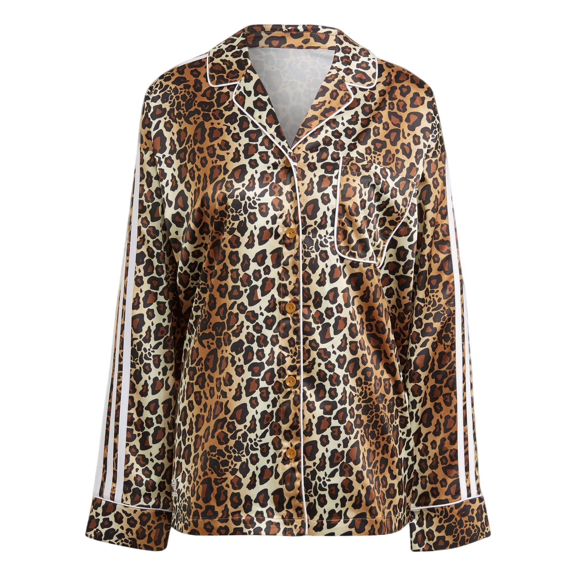 Adidas Originals Satin Shirt Women's Multicolor/Wheat Brown