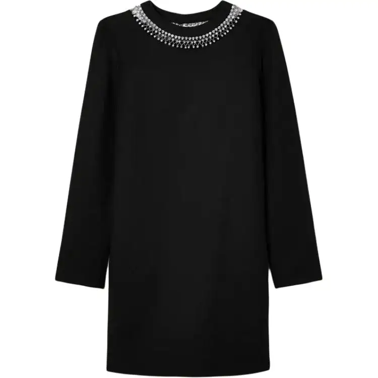 GUCCI Long Sleeved Dress Women's Black