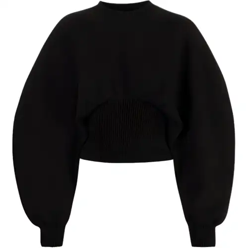 Bottega Veneta SS22 Loose Fit Sweater Women's Black