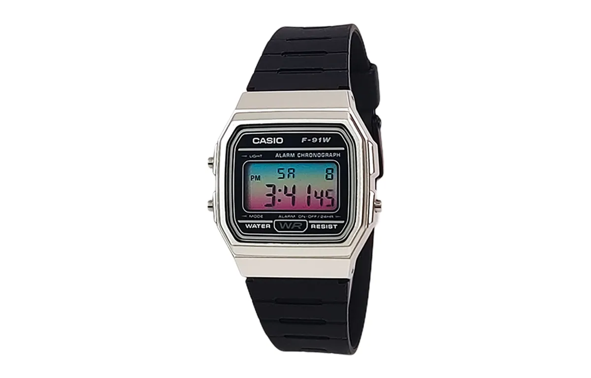 CASIO Custom Collection Quartz Movement Resin Strap Watch Men's Watches Black Dial