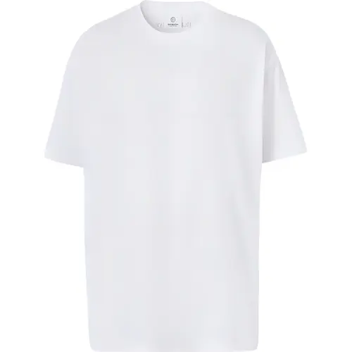 Burberry T Shirts Men's White Crew Neck Moderate